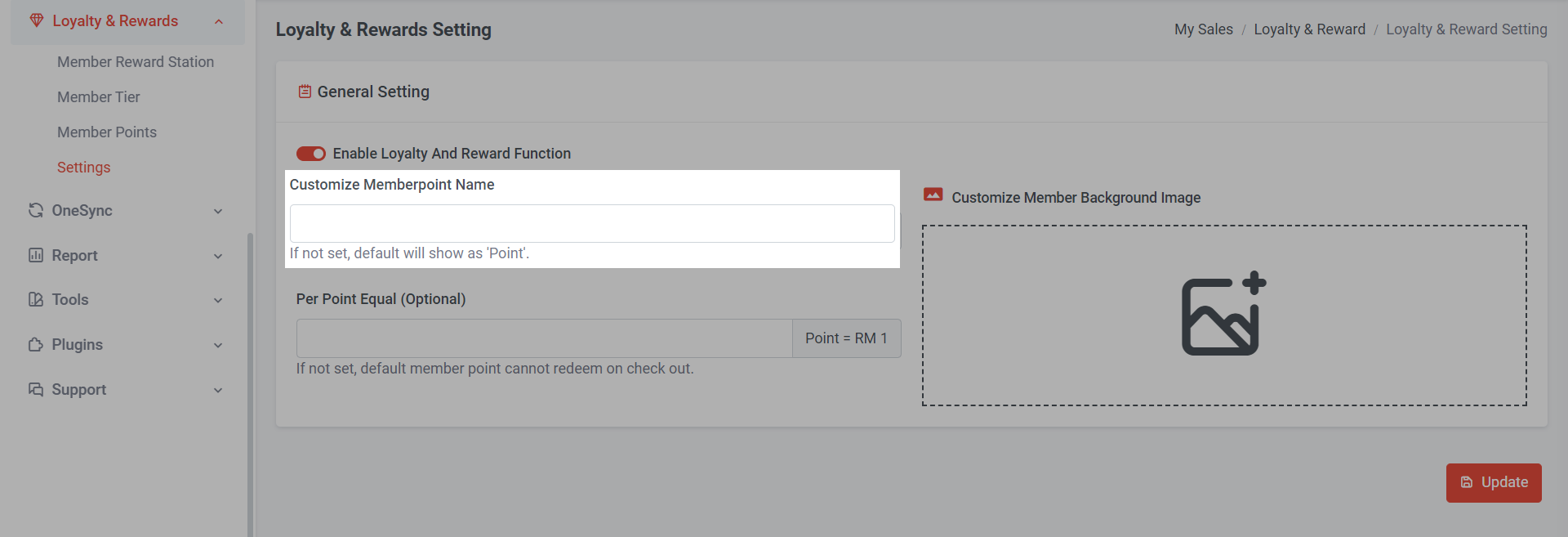 General Setting for Membership & Loyalty Program  | Picture 3