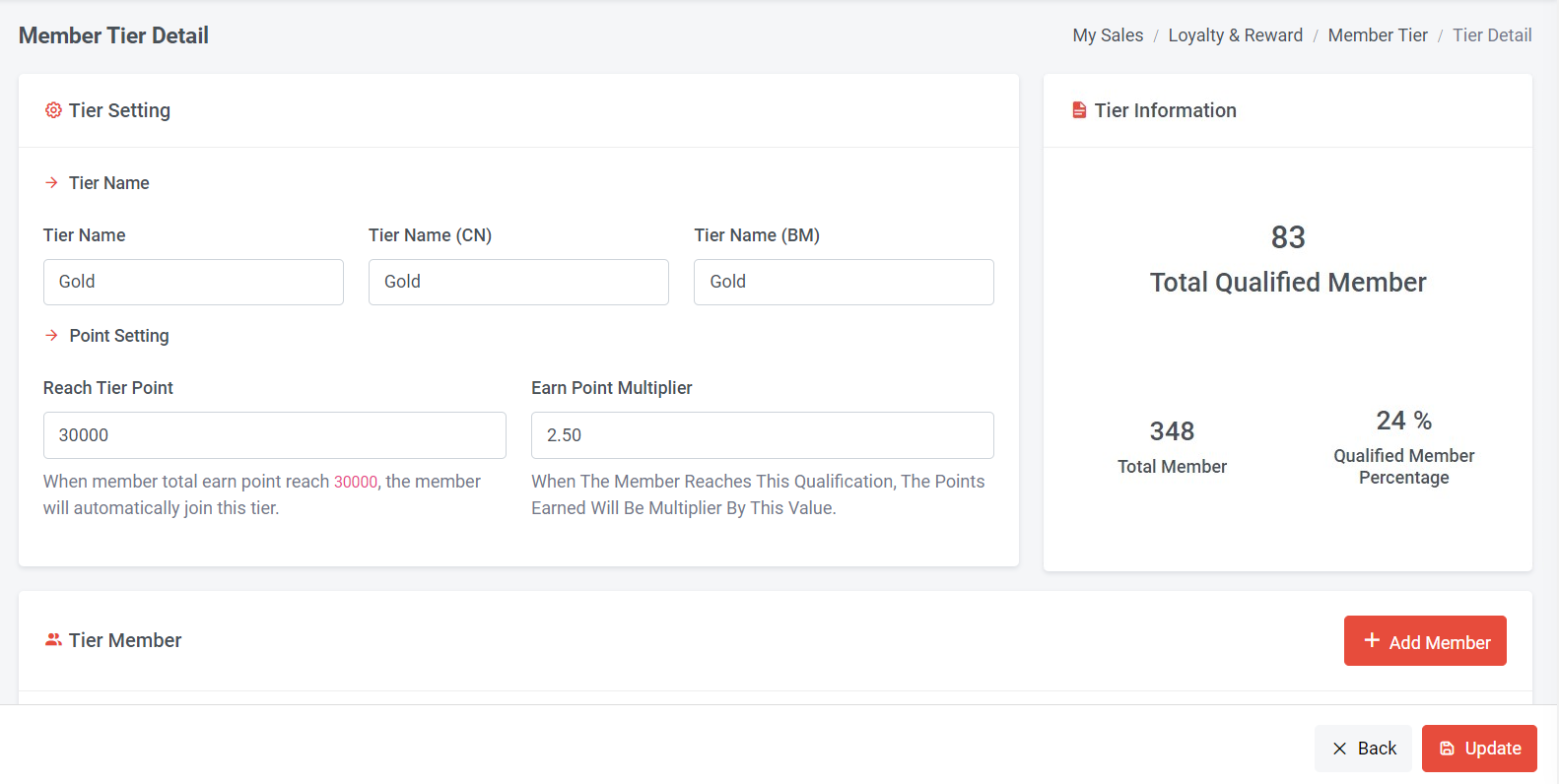 How to Set Member Tier  | Picture 3