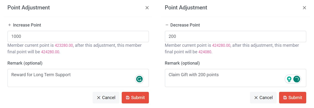 How to Manually Assign / Deduct / Send Reward  | Picture 2