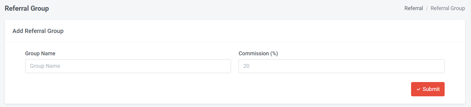 Referral Group - How to Add Commission  | Picture 3