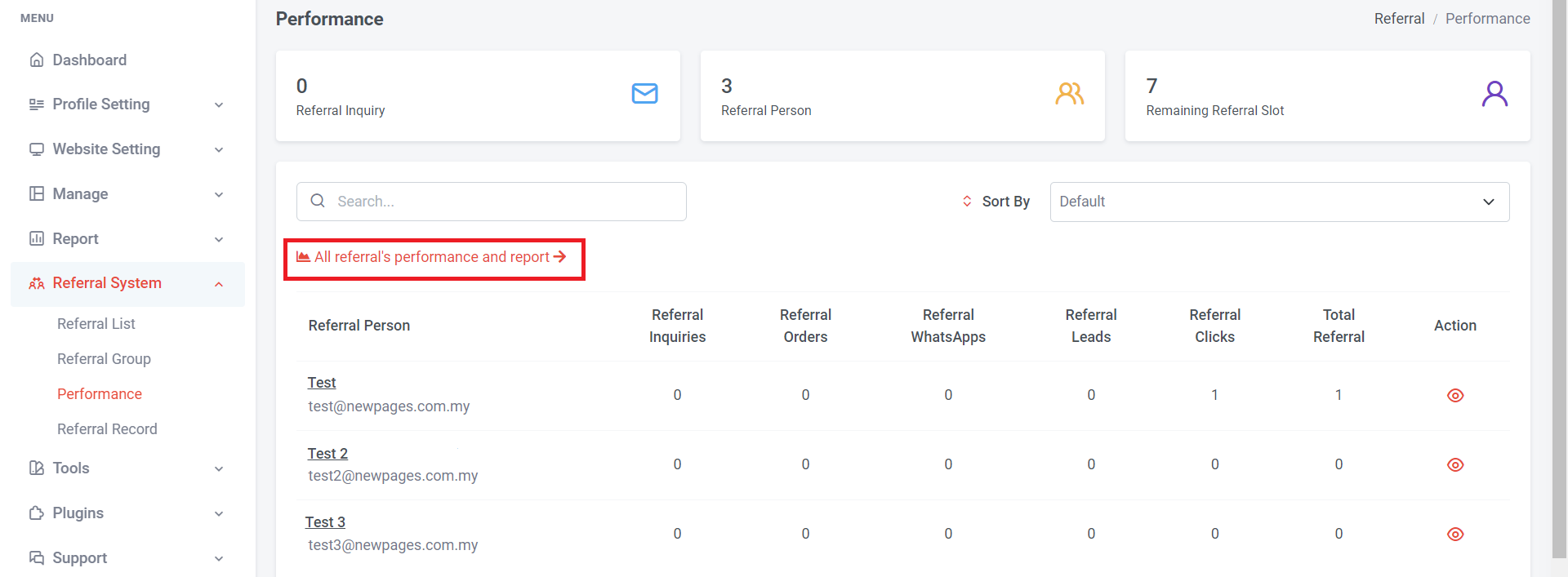 How to Check Referral Performance & Referral Record | Picture 5