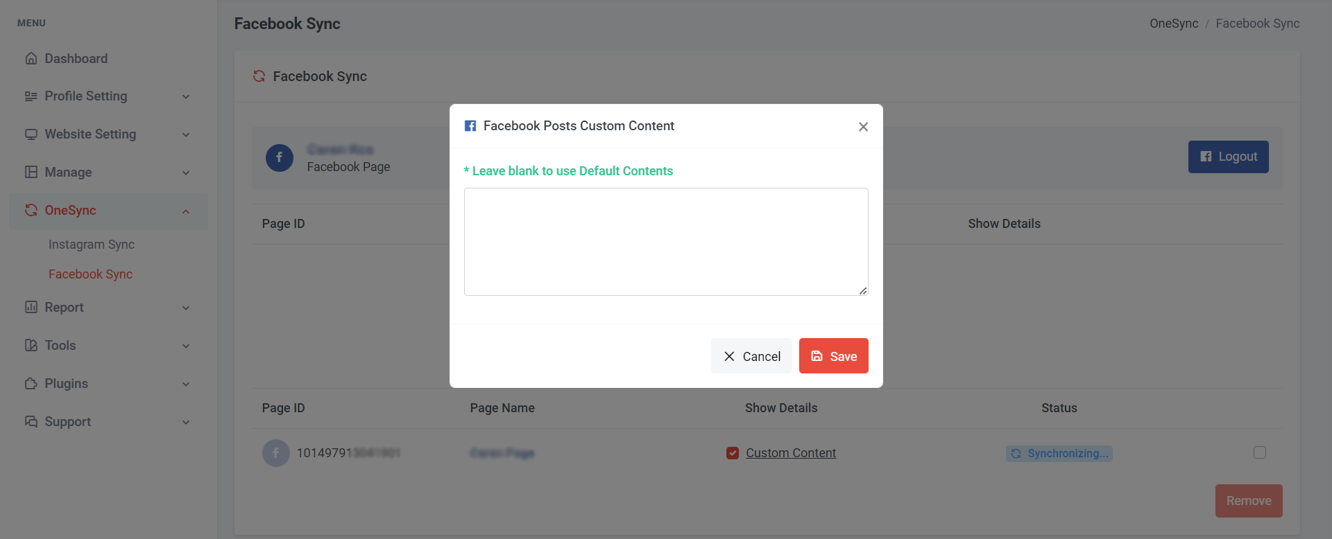 Facebook Sync  | Picture 8