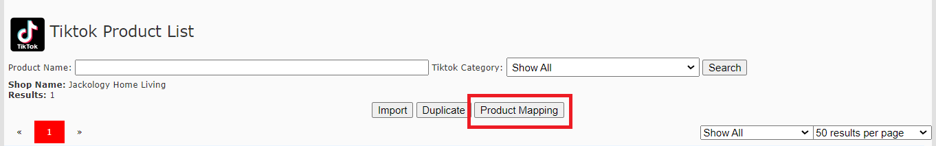 How to do Product Mapping (Tiktok Sync)  | Picture 1