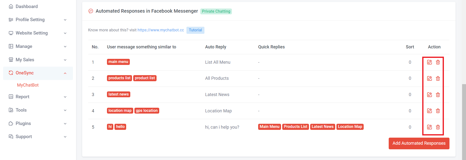 Automated Responses in Facebook Messenger | Picture 2