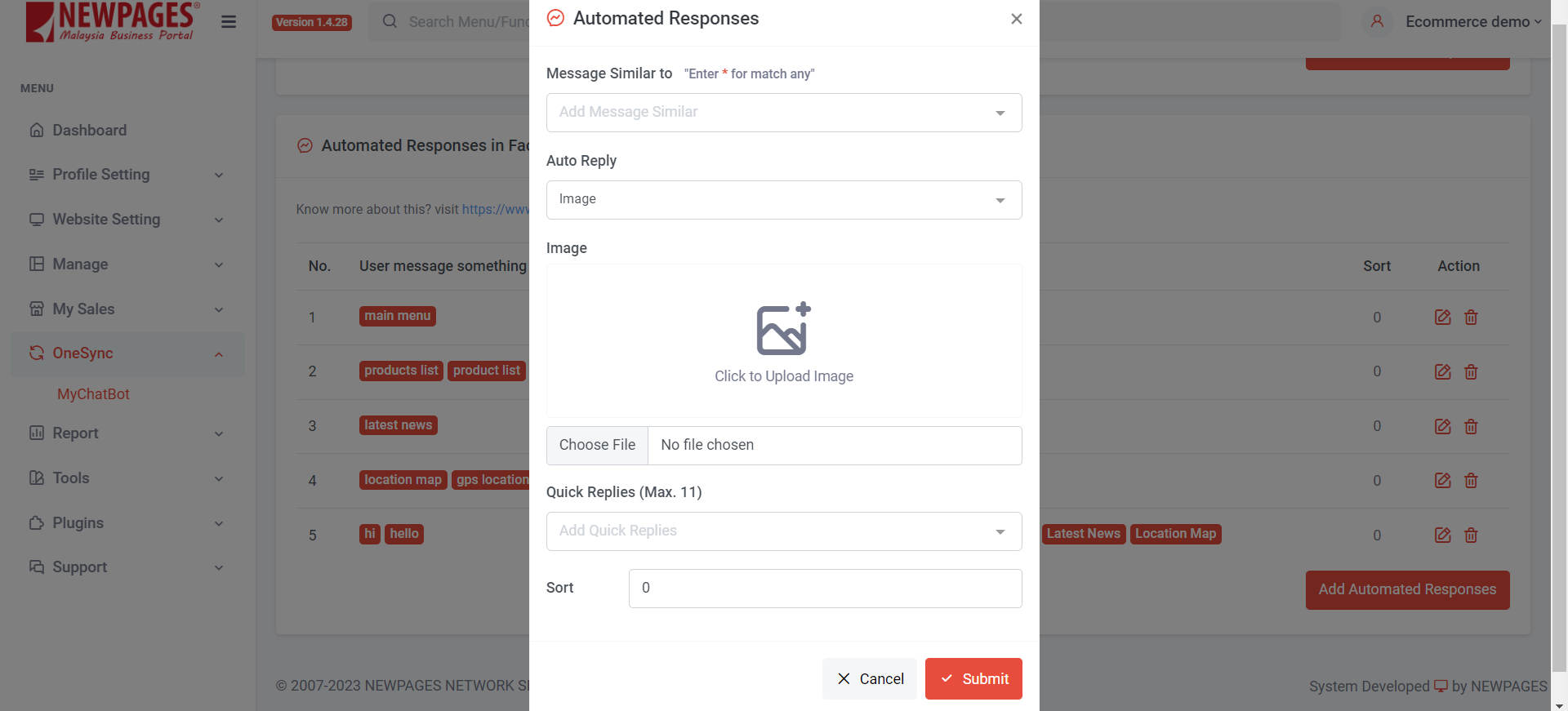 Automated Responses in Facebook Messenger | Picture 8