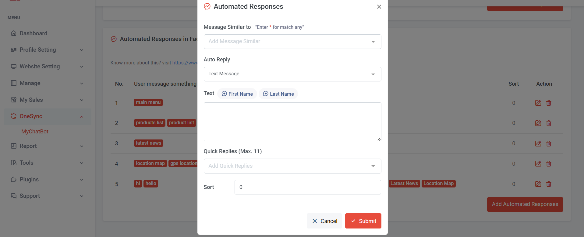 Automated Responses in Facebook Messenger | Picture 4