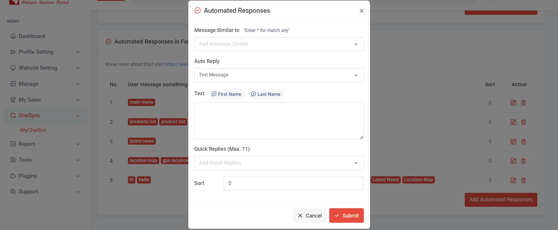 Automated Responses in Facebook Messenger | Picture 6