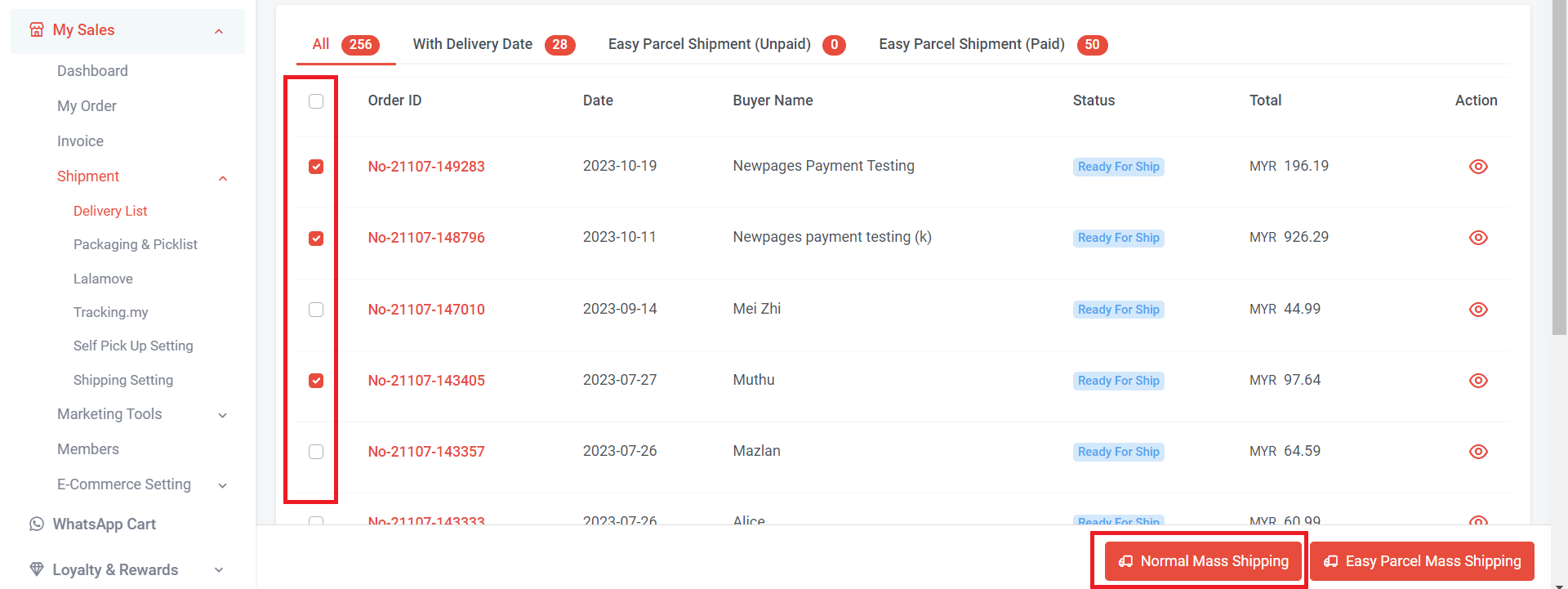 Normal Mass Shipping - Update Multiple Orders at Once  | Picture 1