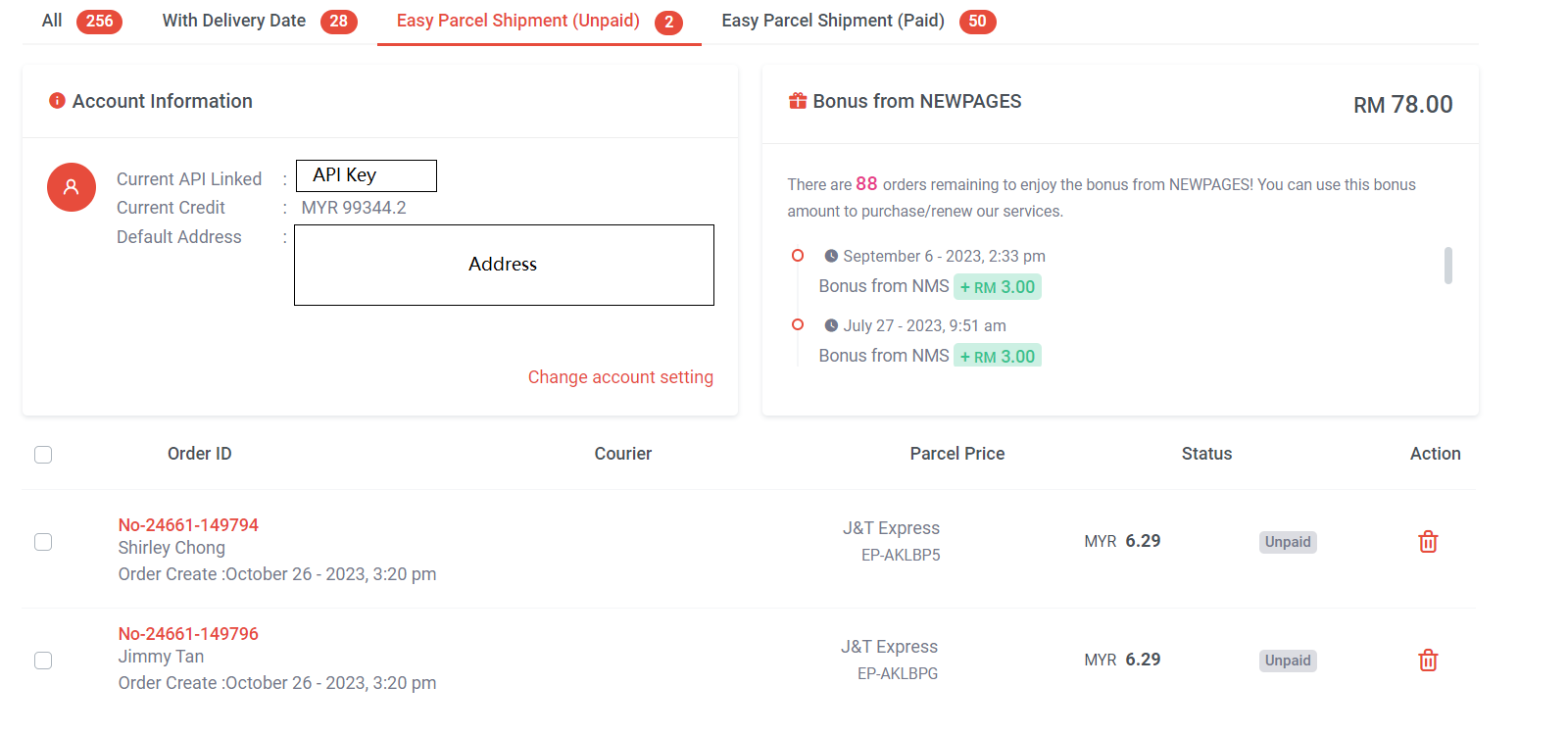 EasyParcel Mass Shipping - Update Multiple Orders at Once | Picture 3