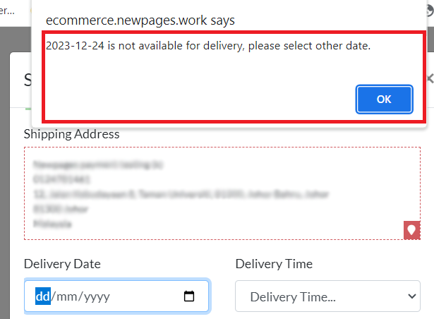 How to Disable Delivery Date for Public Holiday | Picture 8