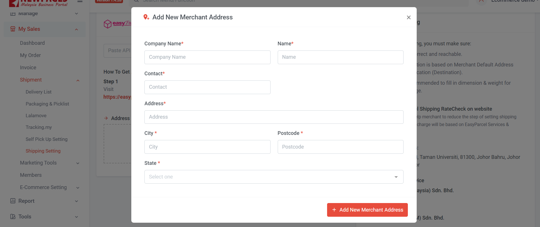 How to Integrate EasyParcel  | Picture 9