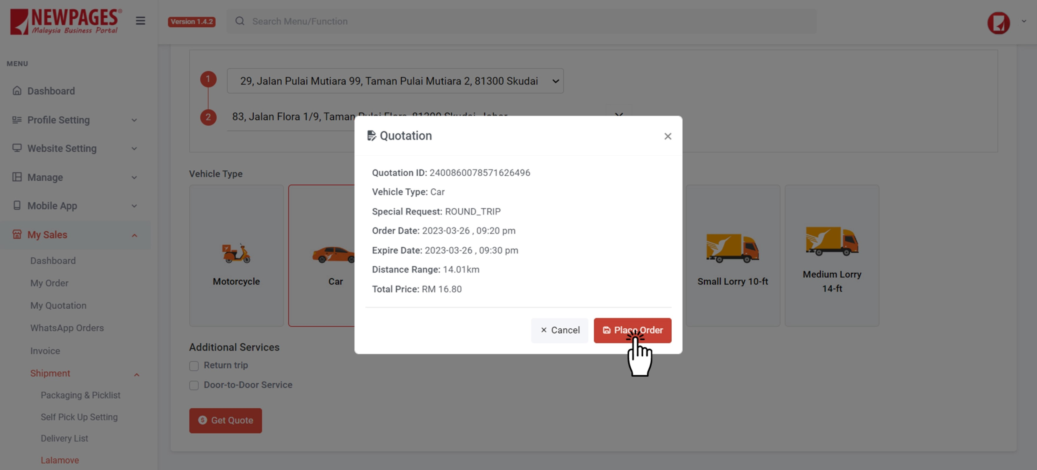 How to Fulfil Order with Lalamove | Picture 3