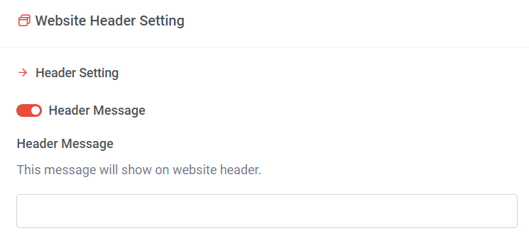 How to Setup Website Header Setting  | Picture 2