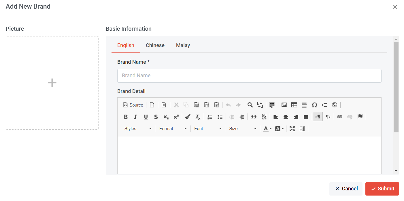 How to Manage Brand (Add, Edit, Delete, Sort) | Picture 12