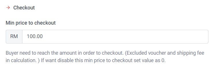 How to Set Minimum Price to Checkout  | Picture 2