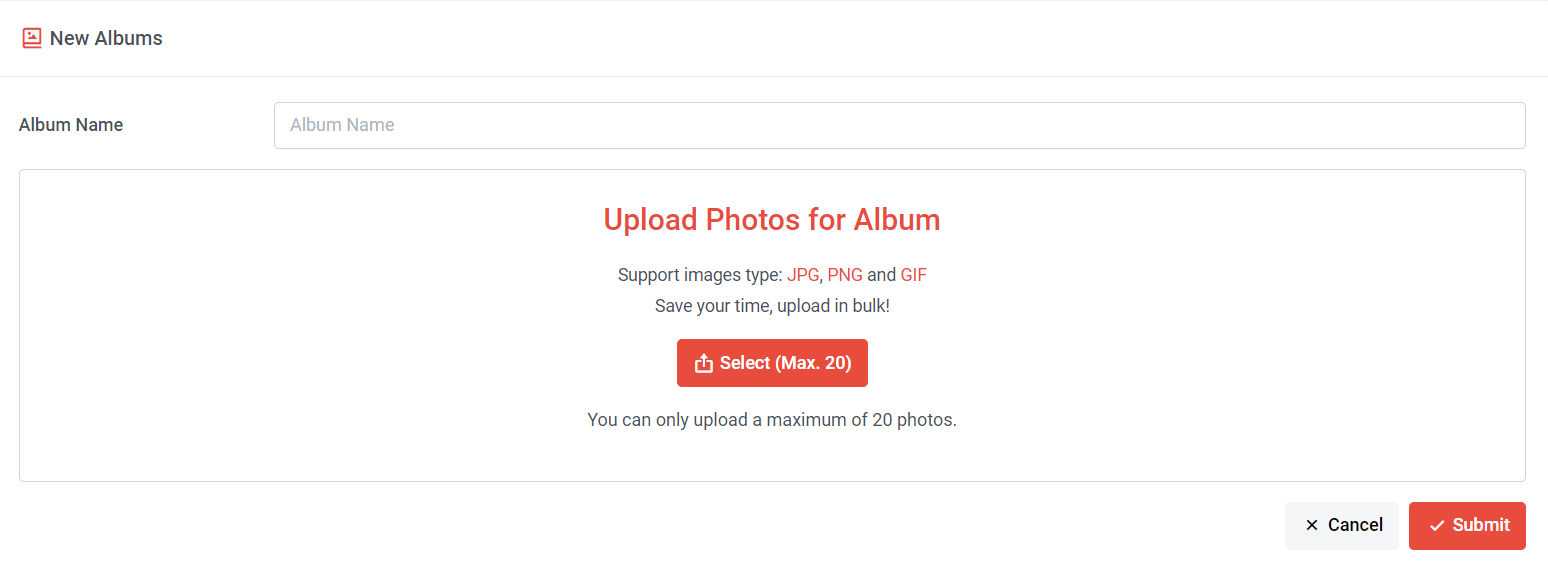 How to Manage Album in Photoalbum  | Picture 4