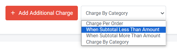 How to Setup Additional Charges When Subtotal Amount Less Than or More Than Amount | Picture 3