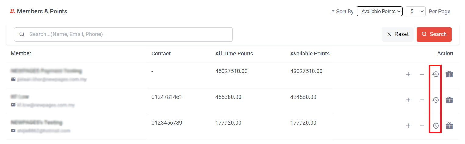 How to Check Member Point Report  | Picture 3