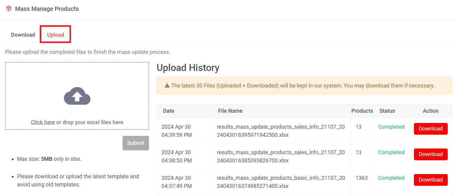 How to Mass Update Products via Excel  | Picture 7