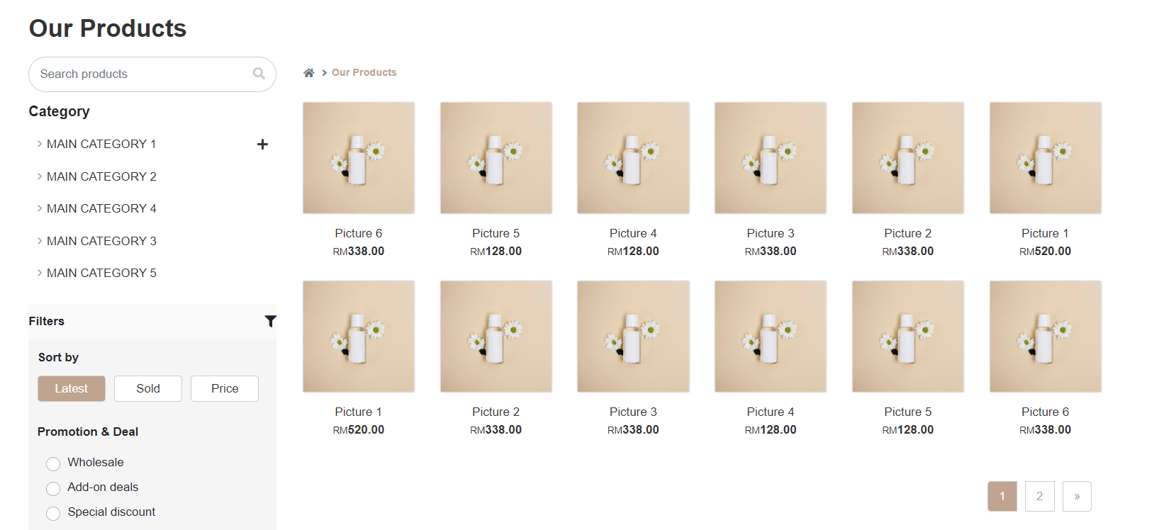 How to Adjust Product Row and Column  | Picture 3