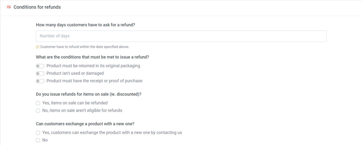 How to Generate Return and Refund Policy | Picture 3