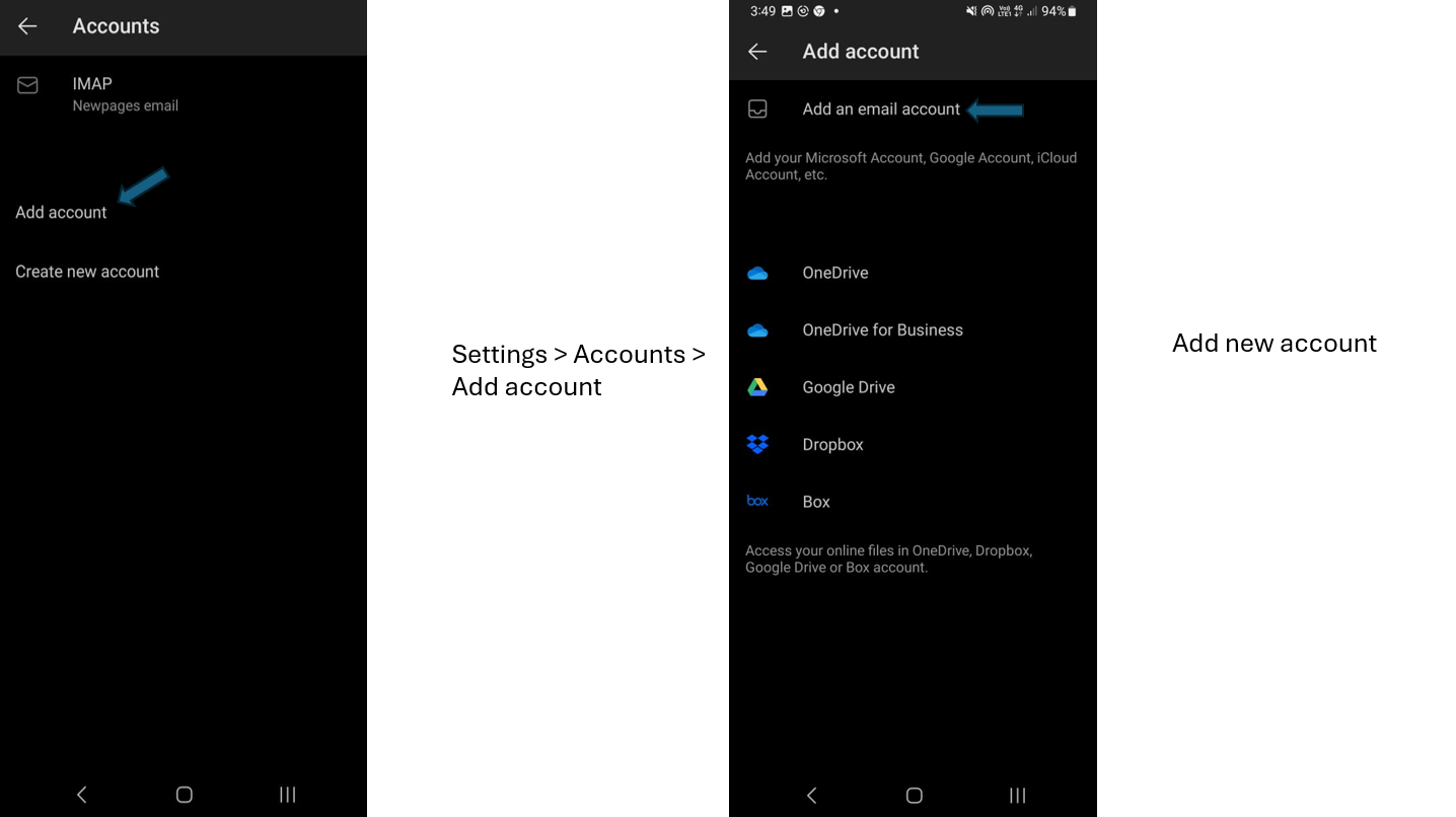 How To Setup Email On Android Outlook | Picture 1