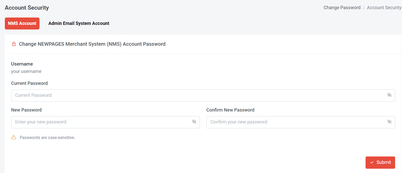 How to Change Admin Email System Account Password | Picture 3