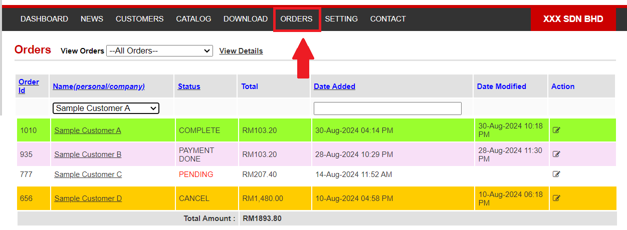 How to Check and Update Order Status | Picture 2