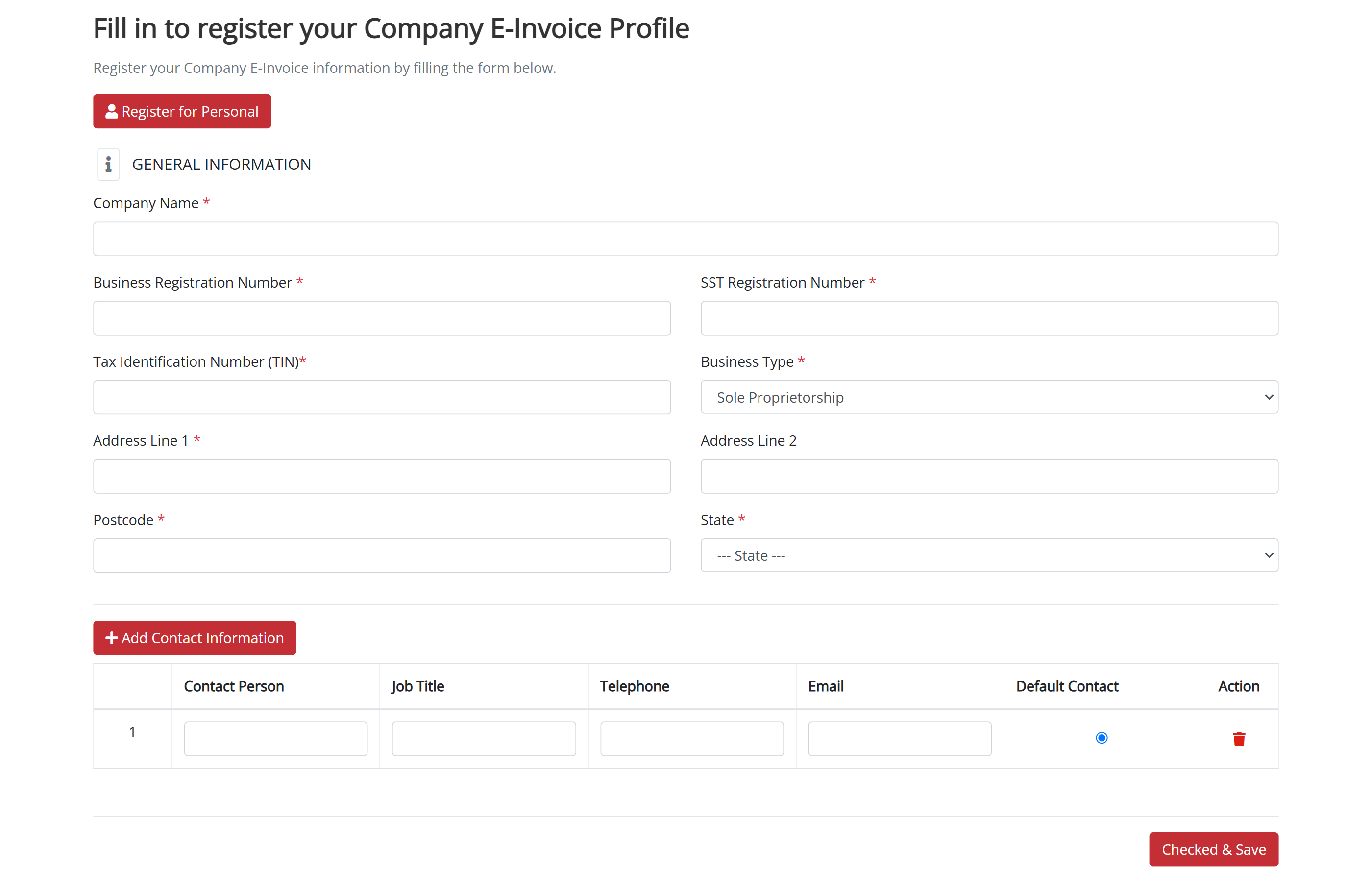 How does the E-Invoice Customer Profile work? | Picture 9