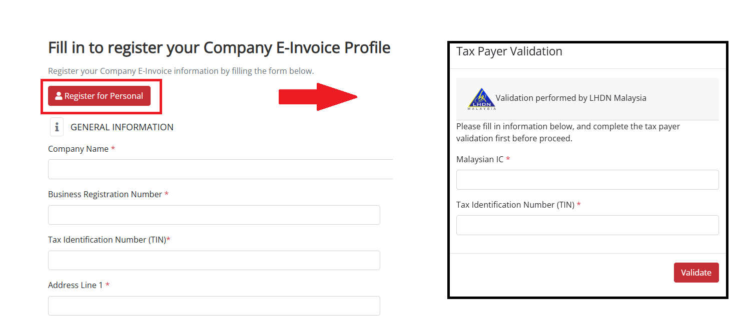 How does the E-Invoice Customer Profile work? | Picture 10