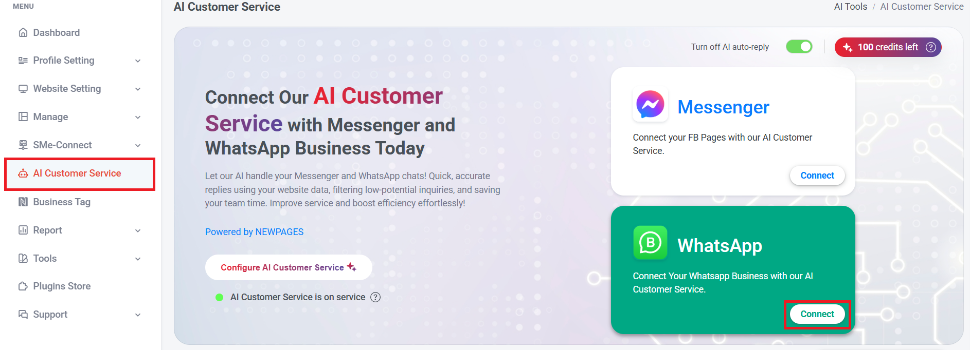 Connect Our AI Customer Service with WhatsApp Business  | Picture 1