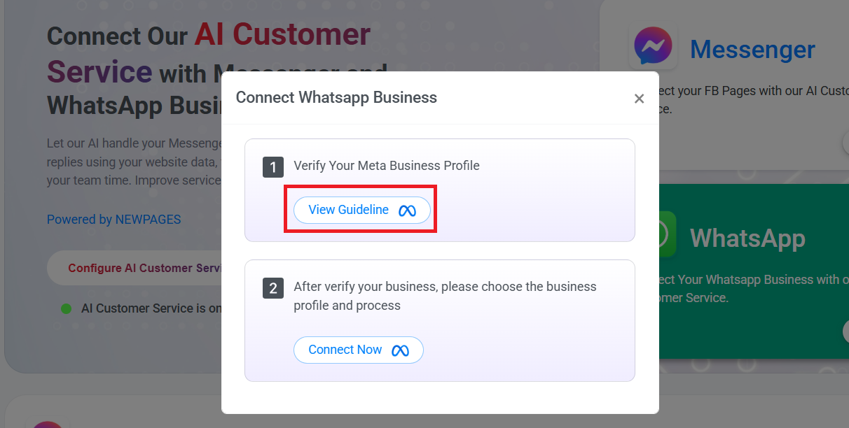 Connect Our AI Customer Service with WhatsApp Business  | Picture 2