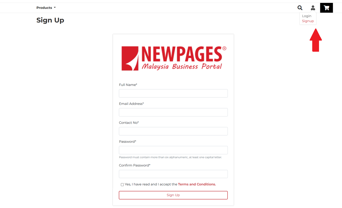 How to Register Member (Customer Perspective) | Picture 1