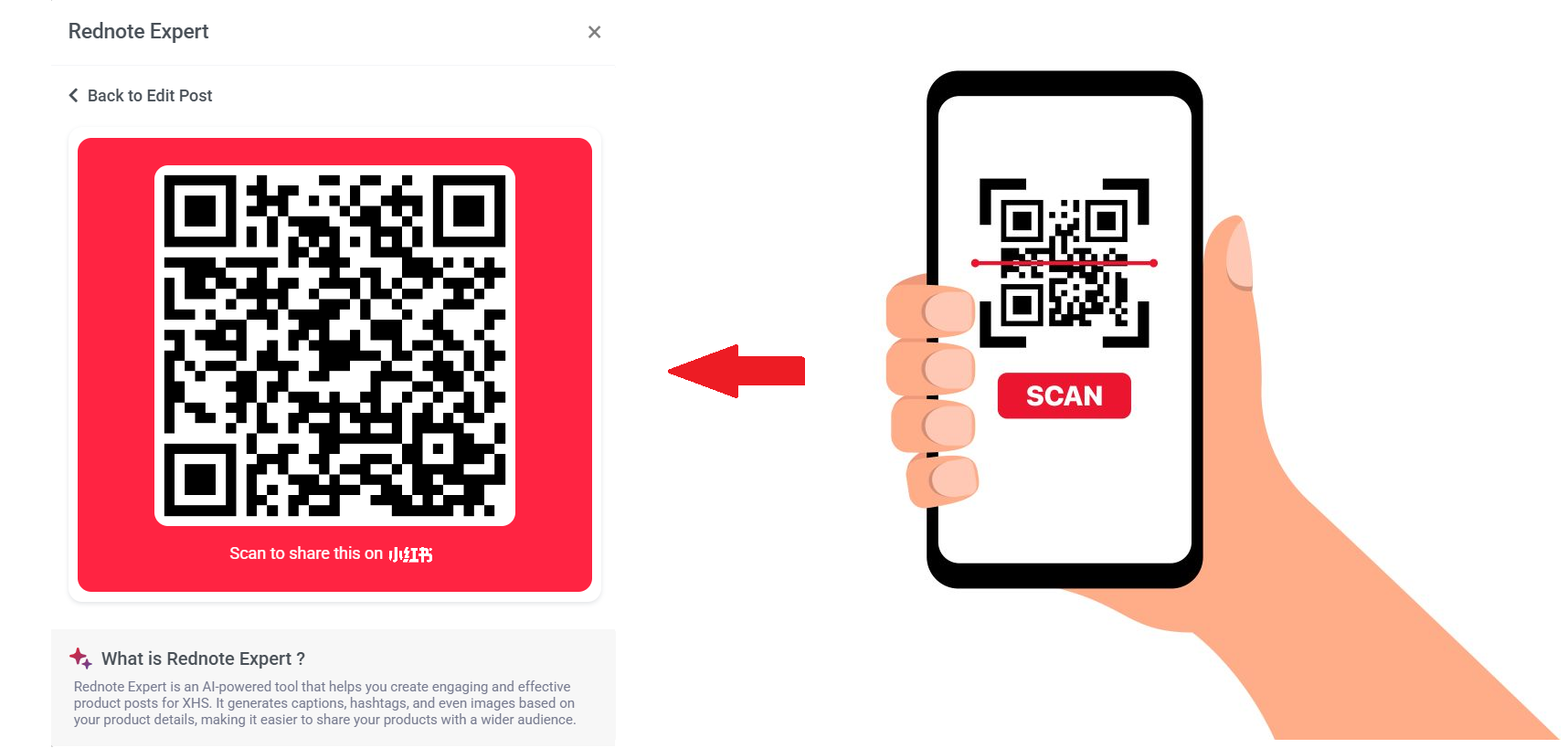Share AI Generate Description to Rednote | Picture 4