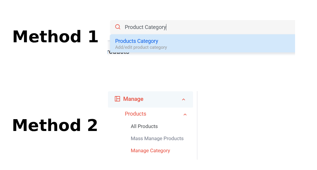 How to Manage Product Category (Add, Edit, View, Delete, Sort)  | Picture 1