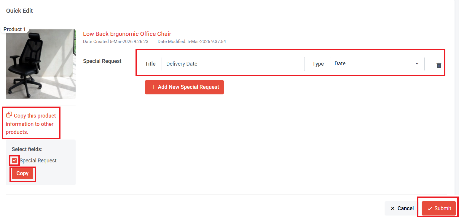 How to Add Special Request  | Picture 21