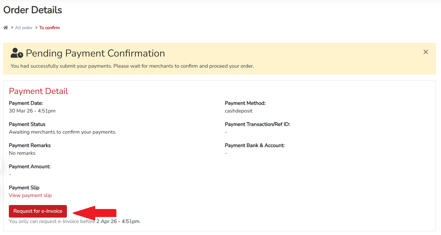 How to Setup E-Invoice Request | Picture 17
